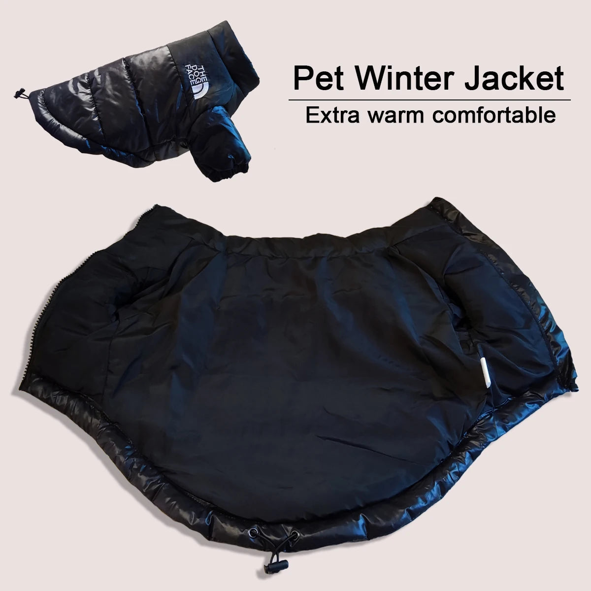 Dog Face Puffer Coat